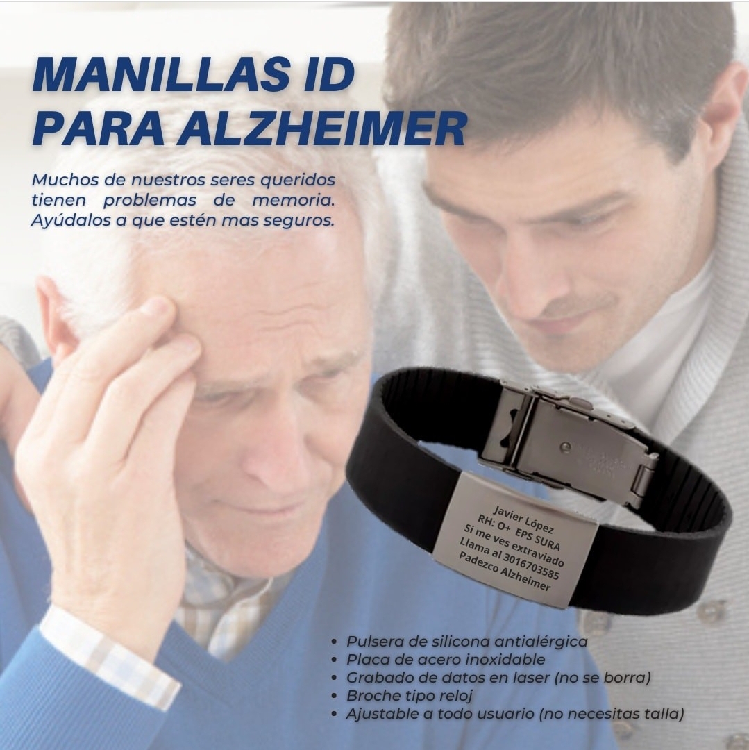 Manilla de identificación adultos